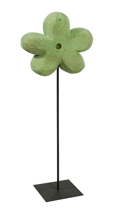 Holz Blume Pappel mint 90x33cm