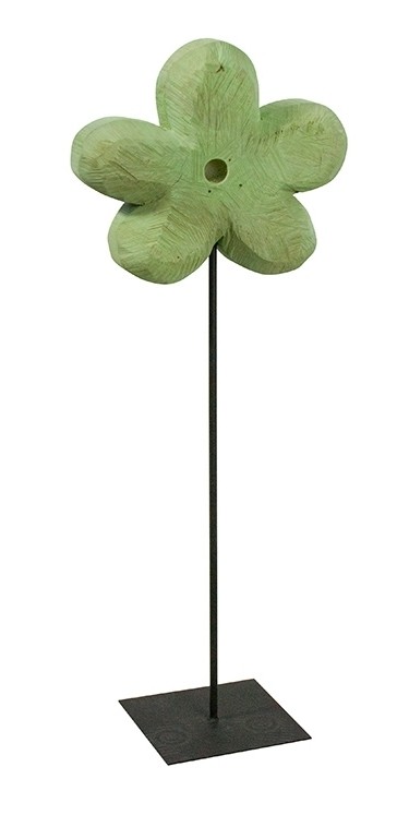 Holz Blume Pappel mint 130x45cm