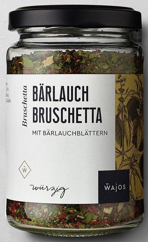 Bärlauch Bruschetta 60g – Würzmischung mit Bärlauchblättern