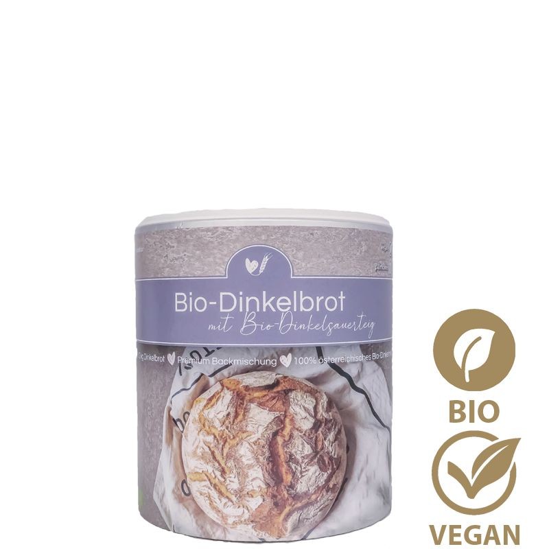 Dinkelbrot-Bio Backmischung 500 g vegan