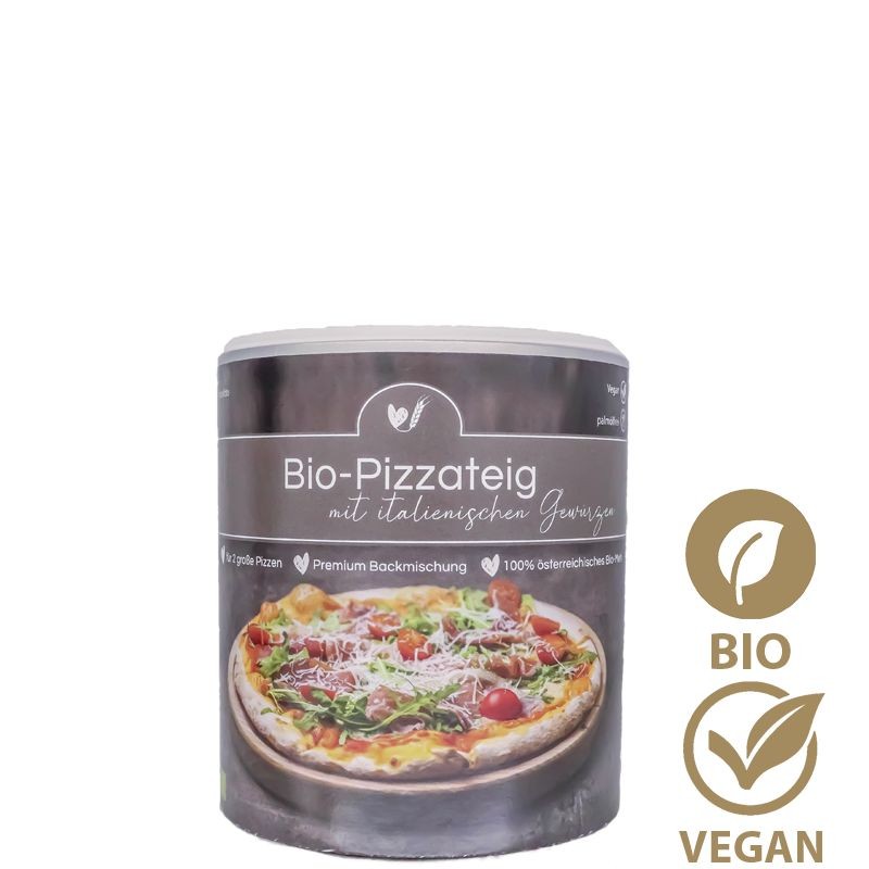 Pizzateig-Bio mit italienischen Gewürzen Backmischung 500 g vegan